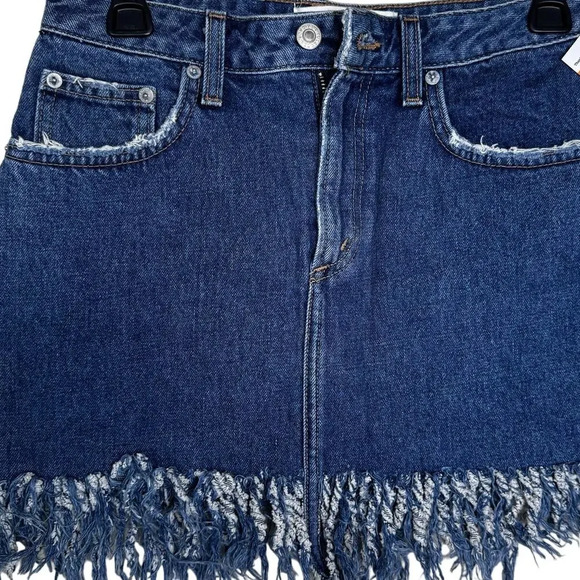 Tularosa Aubrey Mini‎ Denim Skirt - Picture 2 of 11